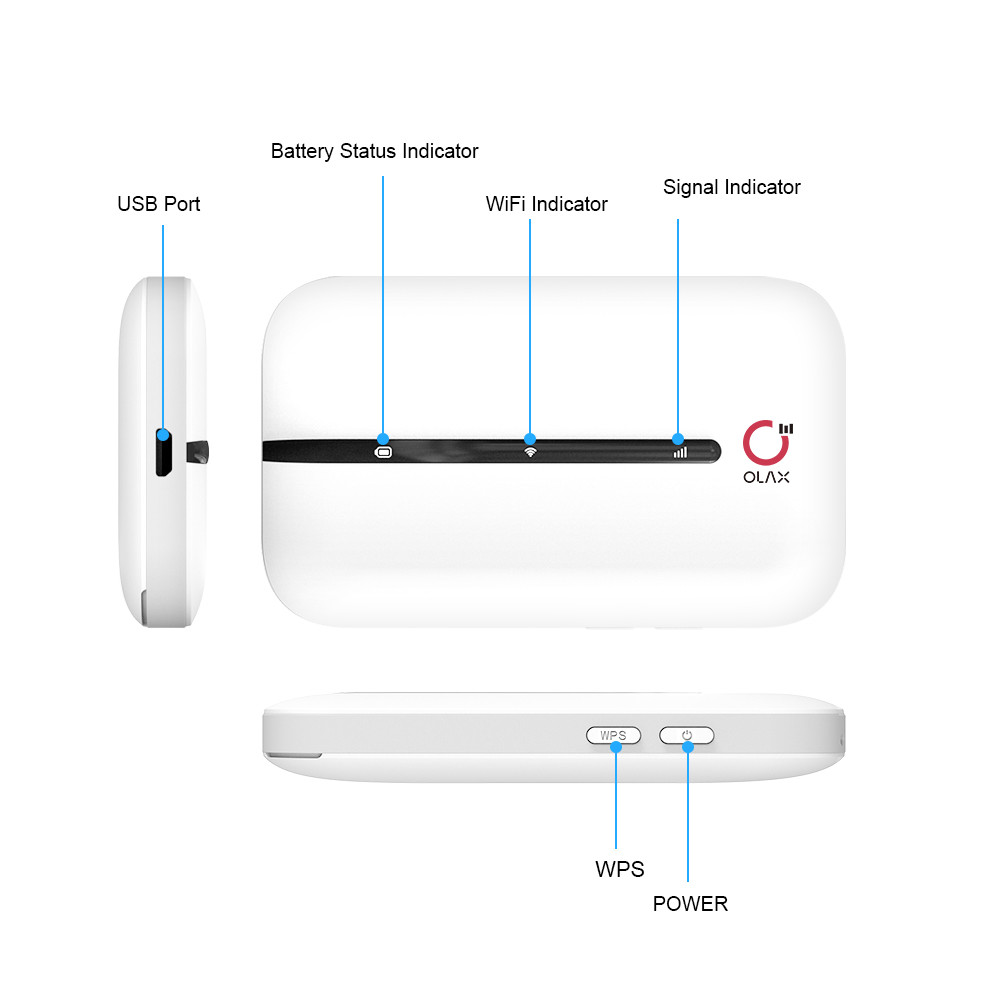OLAX MT10 Mobile Wireless Wifi Routers With Sim Card