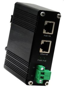 Wholesale DIN-Rail Industrial 802.3at Gigabit PoE Splitter Output Voltage 12VDC from china suppliers