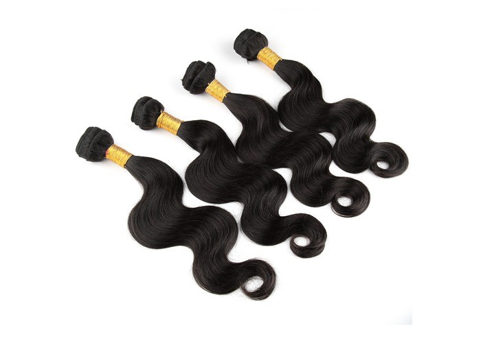 Natural Brazilian Body Wave Virgin Human Hair Extensions For Black Women