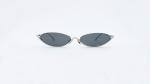 Unisex Vintage Cateye Sunglasses half rims metal Summer Cool party live music