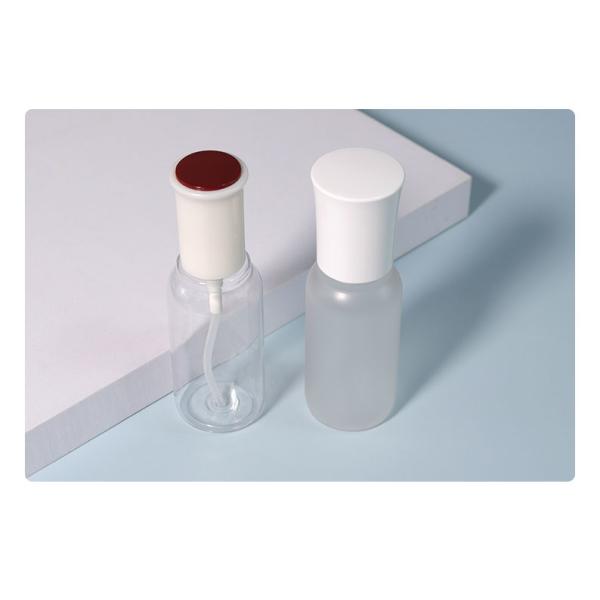 Custom 60ml PETG Plastic Bottle with Screen Printing for Luxury Cosmetic Packaging