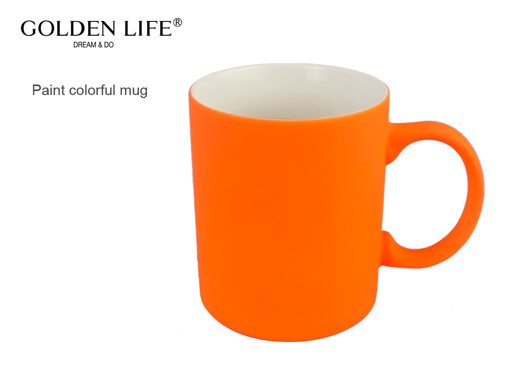 Set Of 4 Matt Glaze Color Coffee Cup With Custom Coffee Mugs
