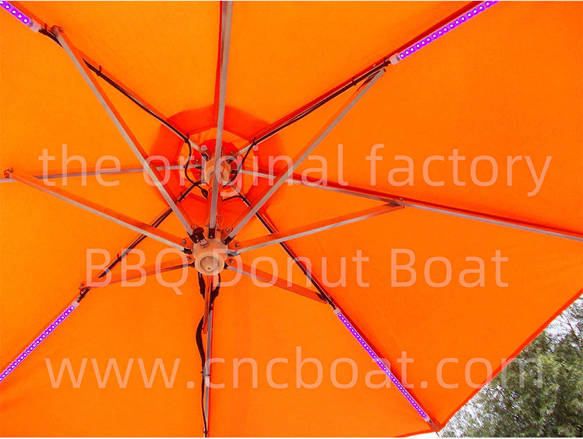 Rain Proof 733.7kg Max Load Water Catering BBQ Donut Boat
