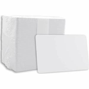 Wholesale CR80 30 Mil White Plastic PVC Card , Blank Magnetic Stripe Card Hi Co for Id Badge from china suppliers