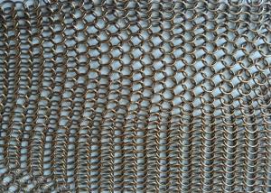 Wholesale Antique Brass Chain Mail Ring Mesh Curtain Facade Architectural Decoration from china suppliers