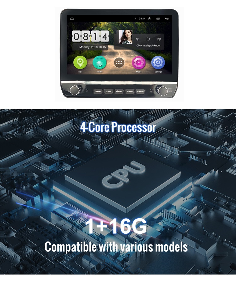 Touch Screen 9 10 Inch Car Radio Android 9.0 Carplaye 2 Din Car Stereo Screens GPS Navigation Car DVD Player
