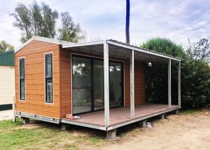 Wholesale Light Steel Structure Bungalow , Sandwich Cladding Strong Mobile House from china suppliers