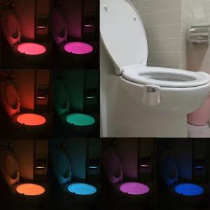 Wholesale 8 Colors Battery Powered Toilet Led Nightlight Motion Activated Led Night Light Bowl Lightbowl Led Lamp from china suppliers