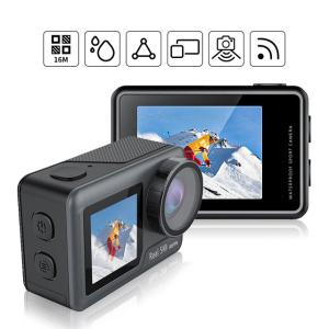 Wholesale Real 4K FA07A 1080P Sports Camera Wifi Action Camera Outdoor Dual Screen For Diving from china suppliers
