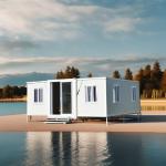Waterproof Expandable Container House for Lakeside Retreat Cottage