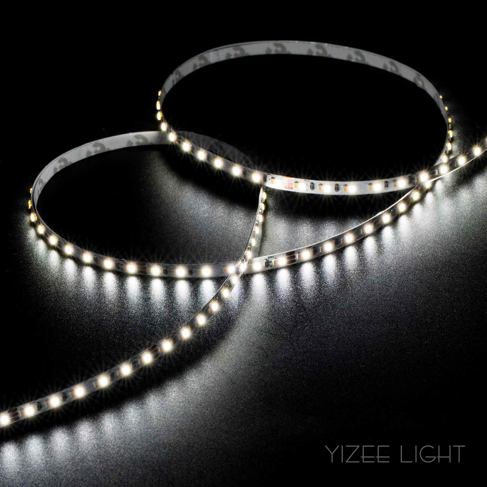 10mm 48V Tunnable Color Temperature Adjustable LED Strip 280LEDs/M SMD2216 15W/M