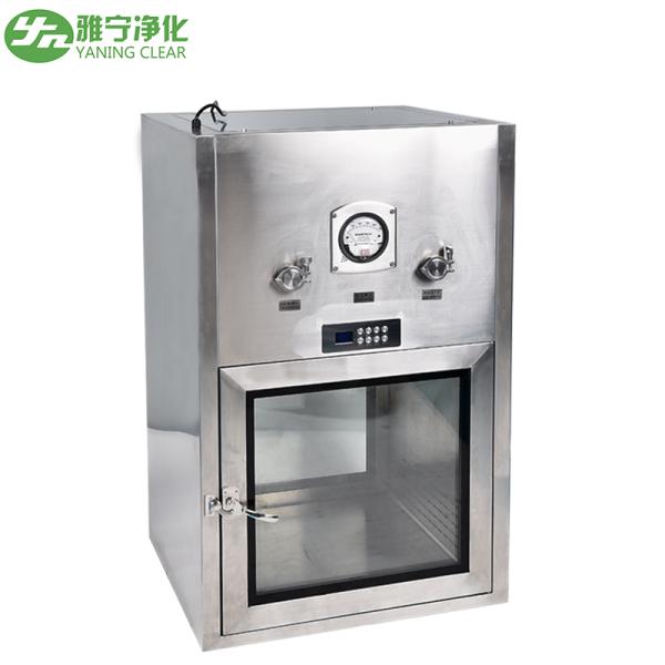 Airtight Interlock Cleanroom Pass Box Transfer Hatch SAS UV Sterilization