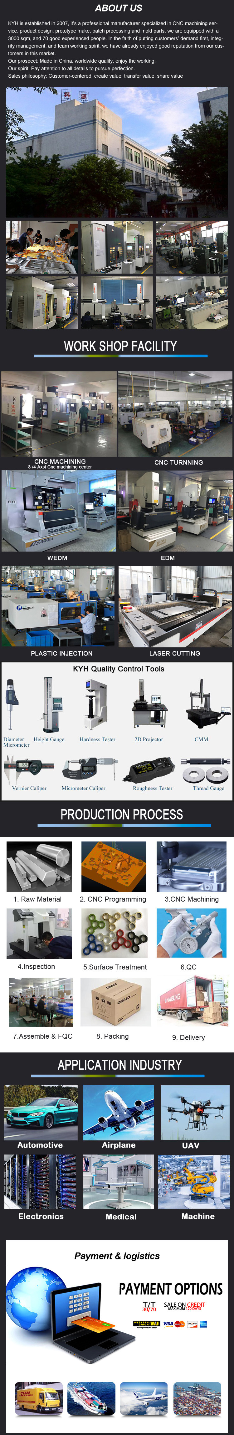 Custom Machined Parts Aluminum CNC Machining Parts Aluminum Parts Manufacturing