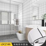 Washable pvc wallpaper bathroom decoration wall covering 3d adhesive wallpaper