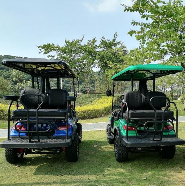 Mini 4 Wheel Disc Brake Electric Golf Cart 10 Inch TFT IP66 CARplay Display 60V