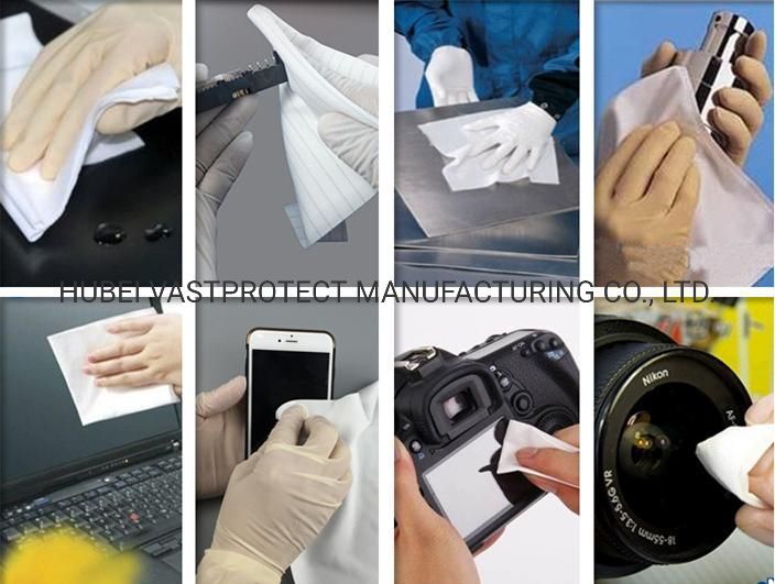 OEM Factory Offer Customized Size Lint Free Cleanroom Wipers