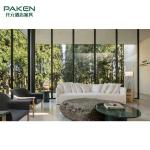 Noble Natural Wood Veneer Hotel Living Room Furniture