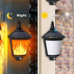 Wholesale Yard Flickering Flames Wall Lights Outdoor Decorative Hanging Fire Moving Led Lantern from china suppliers