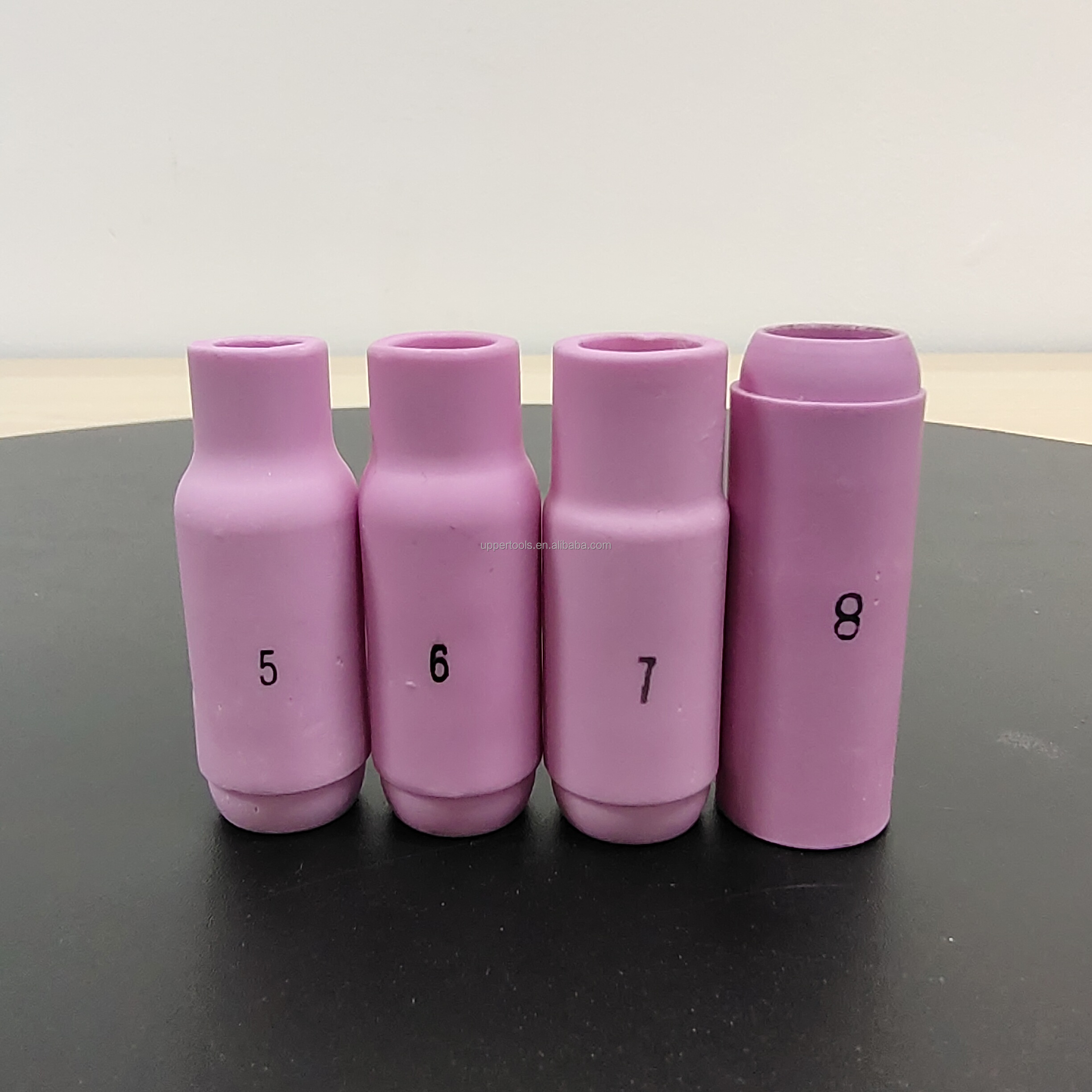 Upper WP17 18 26-10N 17Kit Gas Lens Alumina Nozzle Back Cup TIG Welding Accessories Kit Air Cooling