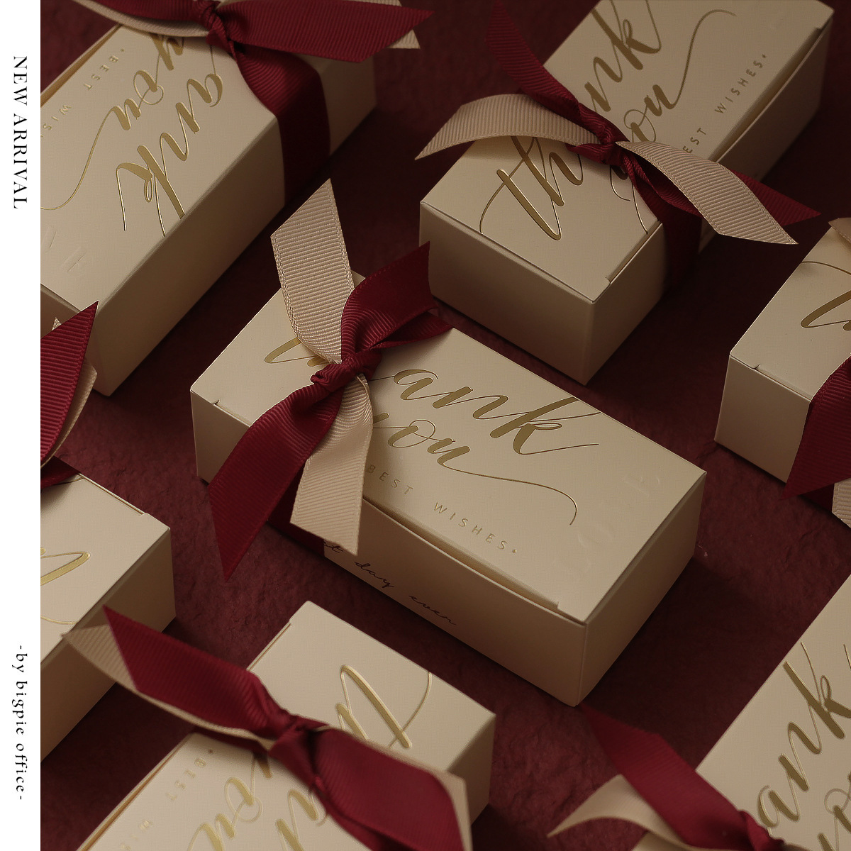 Custom Color Ribbon for Decorating Gift Boxes Recyclable Material