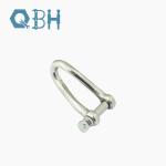 Marine Twisted Long D Shackle Forged 316 Stainless Steel
