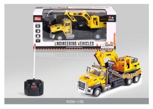 Wholesale 27 MHz Frequency Mini RC Remote Control Excavator Toy For Kids Role Play from china suppliers