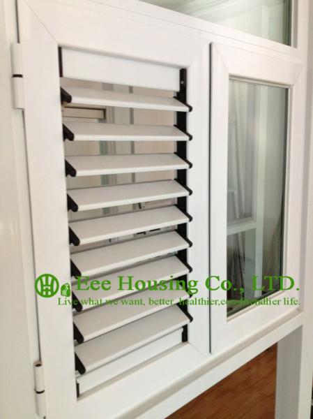 Aluminum Casement Windows / louver blade shutter window / aluminum louver