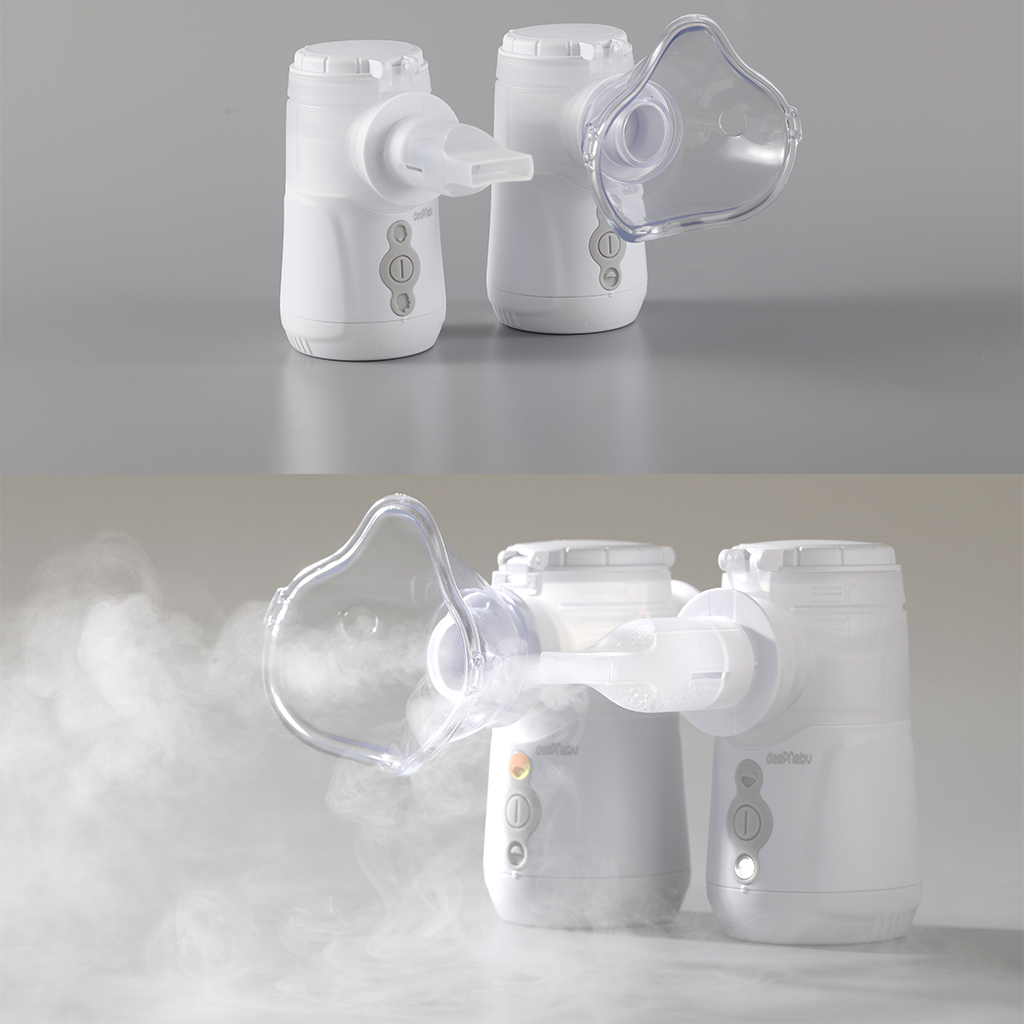 Cough Hand Held Portable Nebulizer Durable Medical Equipment 2.2μm - 3.6μm