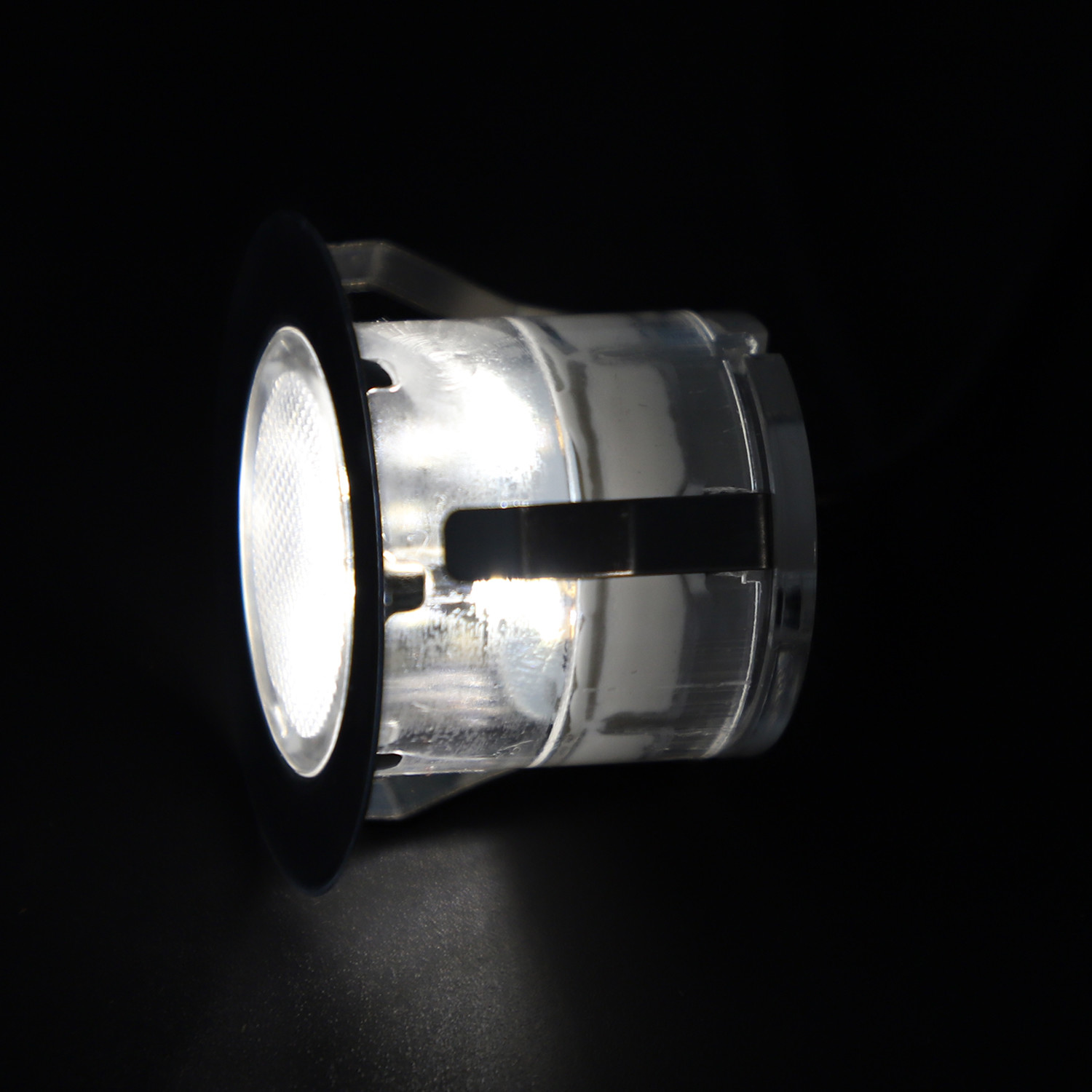 Low Voltage Recessed LED Underground Light , 30mm 6 Lights Solar Powered Deck Lights