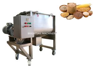 Wholesale Food Grade Grain Powder Machine Corn Feed Wheat Bran Ribbon Mixer 17-62 Rpm from china suppliers