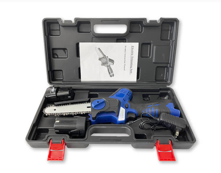 Industrial Grade Mini Li-Ion Lithium Battery Operated Electric Hand 6'' Chain Saw Garden Wood Cutting