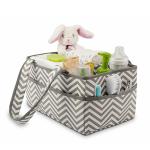 Water Resistant Polyester Baby Diaper Caddy Large Capacity For Shopping