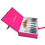 Pink Book Shape Ribbon Closure Make Up Shipping Cardboard Gift Packaging Boxes