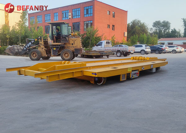 Aluminium Plant Electrical DC Motor Railway Transfer Cart