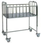 Stainless Medical Pediatric Hospital Beds Baby Cot General Ward Use