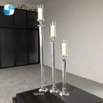 Clear Glass Pillar Candle Holders Wedding Table Center Pieces 115CM