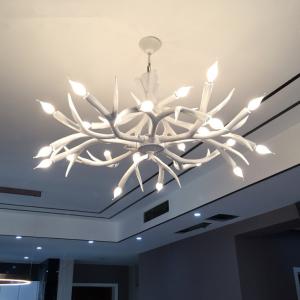 Wholesale White faux antler chandelier lighting Pendant Lamp (WH-AC-20) from china suppliers