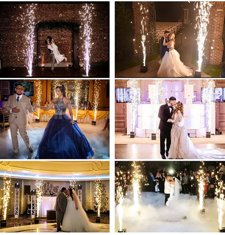 700w Spark Fountain Machine Hanging Sparkler Machine For Wedding Dmx Club Show