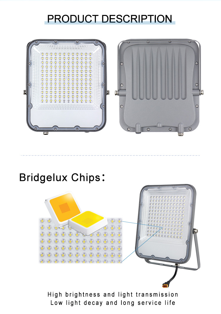 OEM ODM 400w Equivalent Motion Sensor Led Solar Flood Light IP65 waterproof high quality aluminum