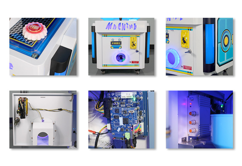 Lottery Redemption Arcade Rowing Game Machines Hardware , Acrylic Main Materials
