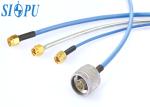 SMA Male Welding Semi Steel Bent RF Cable Assembly SFT-50-2-1