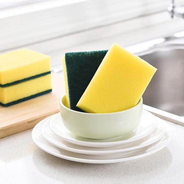 Sponge with Scouring Pad cleaning SOURCING PAD