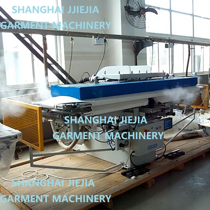 Double Legger Vertical Trouser Pressing Machine Touch Screen PLC stretch frame