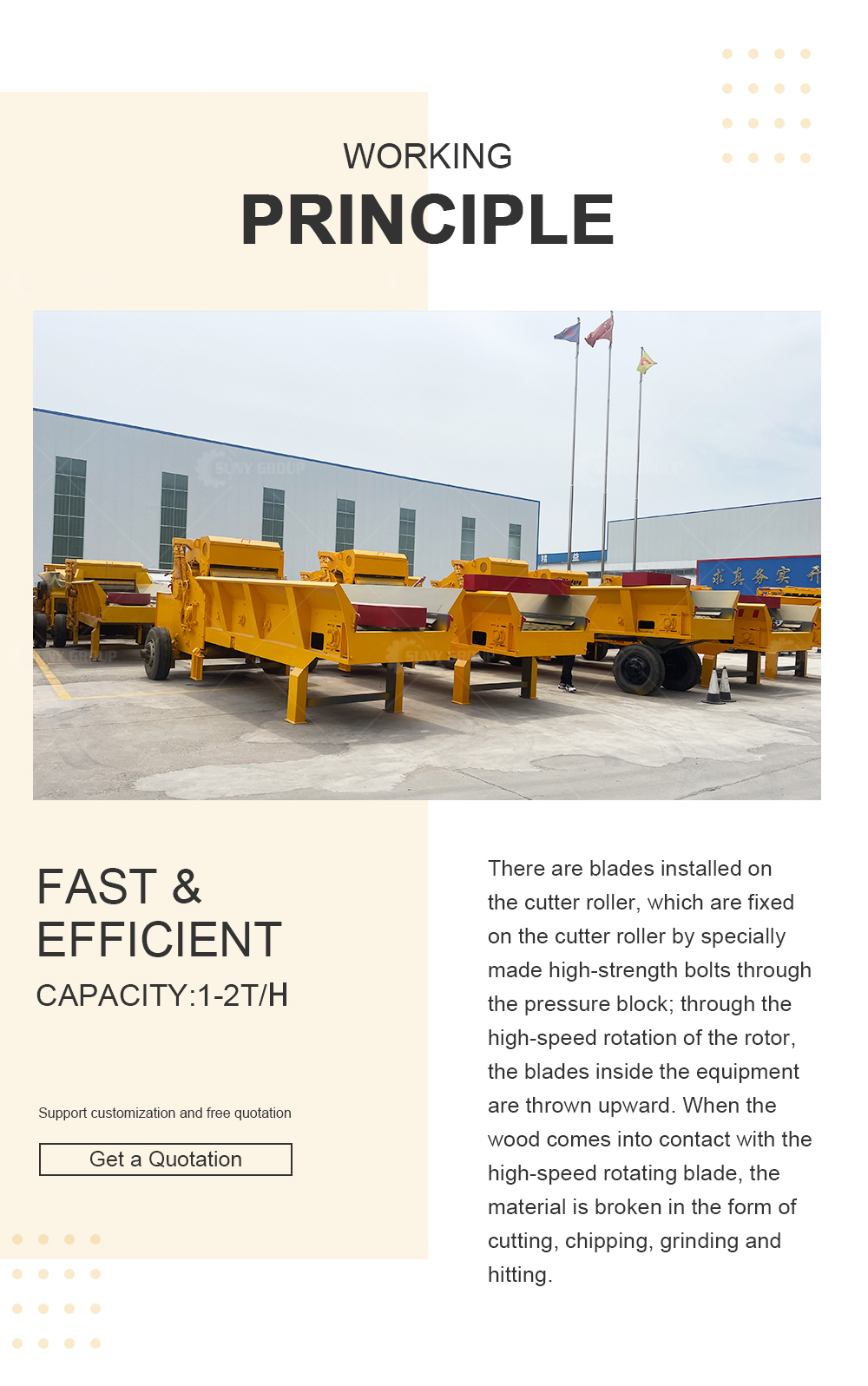 200kW Mobile Wood Chipper Shredder for Chipping Tree Wood Branches and Twigs in Gardens