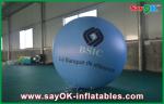 0.18mm 1.5m Blue PVC Outerdoor Inflatable Advertising Balloon With Logo Print