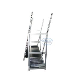 Wholesale Flower Logistics Turnover Good Helper Standard Danish Container Plywood Material Flower Trolley from china suppliers