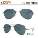 Children's Sunglasses with metal Frame, Fashionable Design,UV 400 Protection
