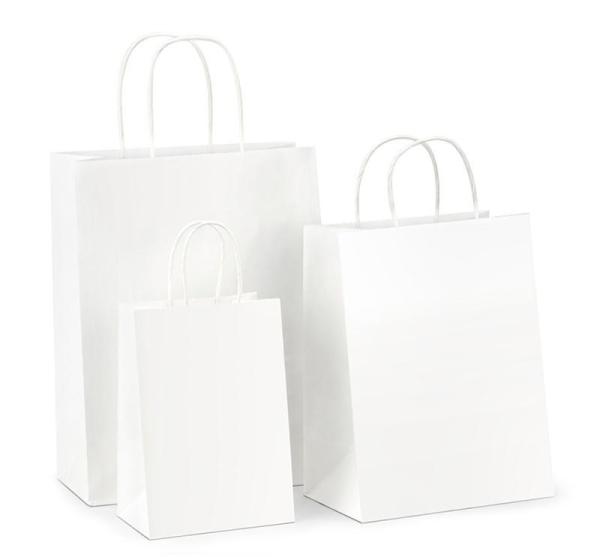 Recyclable Printing Carrying Bag Customized Logo Large Heavy Duty Kraft Paper