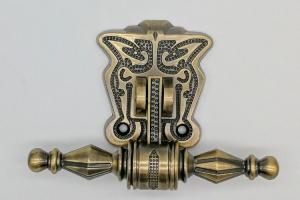 Wholesale Brass Plating Metal Coffin Handles Zinc Alloy Material High Durability from china suppliers