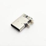 USB Type C Female Upright Dip Connector